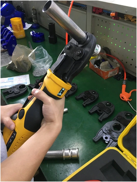 Cellular Battery Powered Tube Pressing Tool