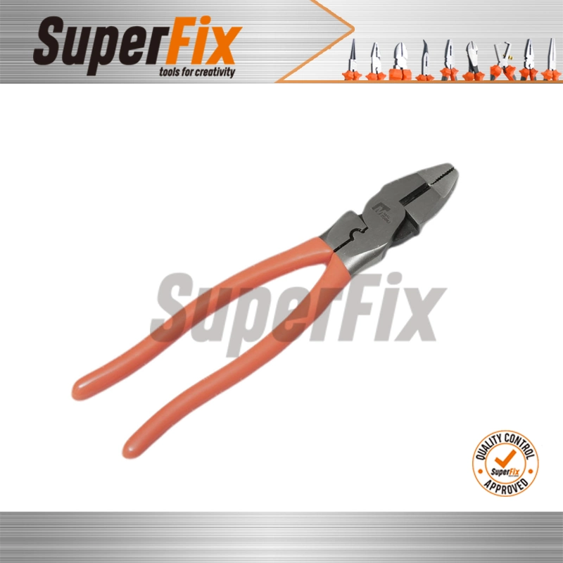 Alicate Professional Cutters with Dipped Handle, Polish Finish, Carbon Steel, Funcitonal/Cutting/Twisting/Clamping, Bolt Cutters