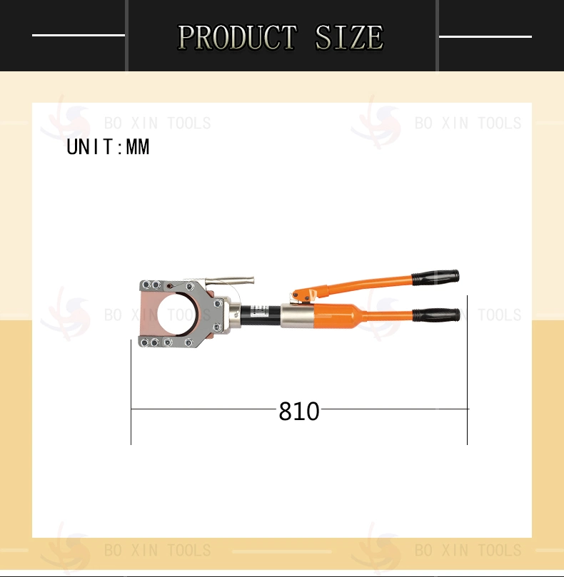 Steel Wire Cutter 85mm Cu/Al Armoured Manual Hydraulic Cable Cutters