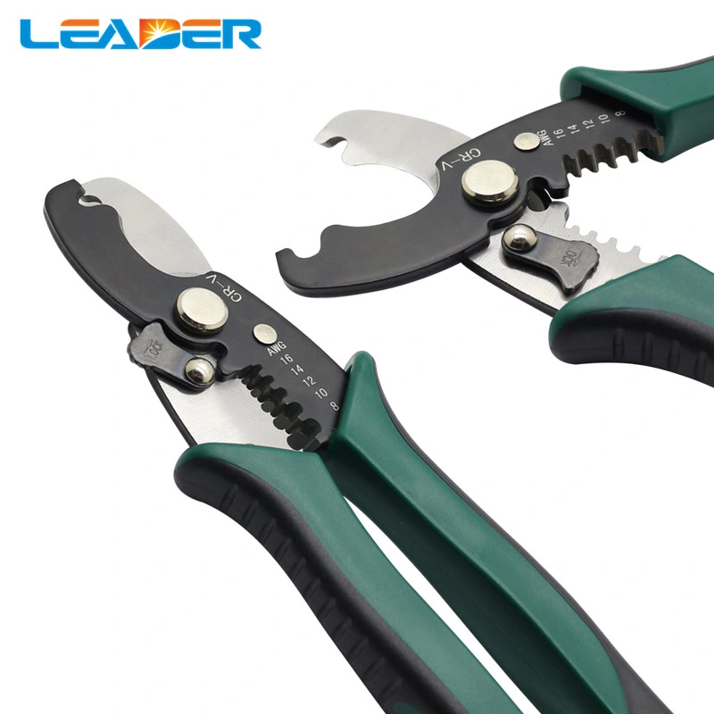 Wire Cable Stripper Steel Wire Stripping Pliers Cutting Stripping Hand Tool for 16AWG to 8 AWG