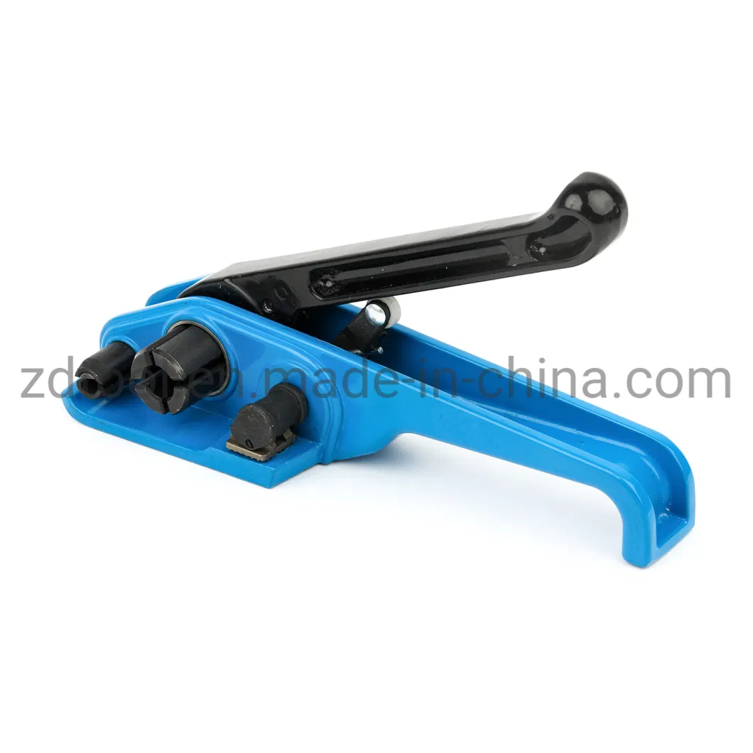 Zdpack Manual Hand Plastic Banding Crimping Strapping Bander Tool for Polyester Pet Strap