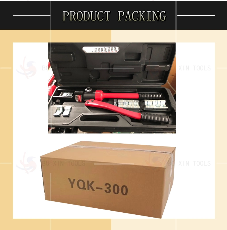 Yqk-300 Wire Rope Terminal Lug Crimper Hydraulic Hand Crimping Tool