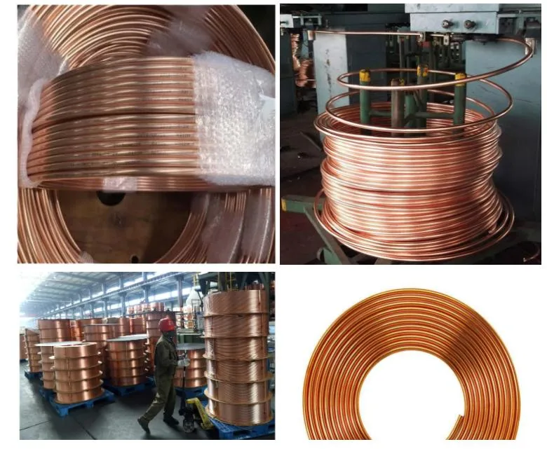 C14530 1/2&prime; &prime; 3/4&prime; &prime; AC Air Conditioner Tube 3/8 Rolling Pancake Copper Pipe