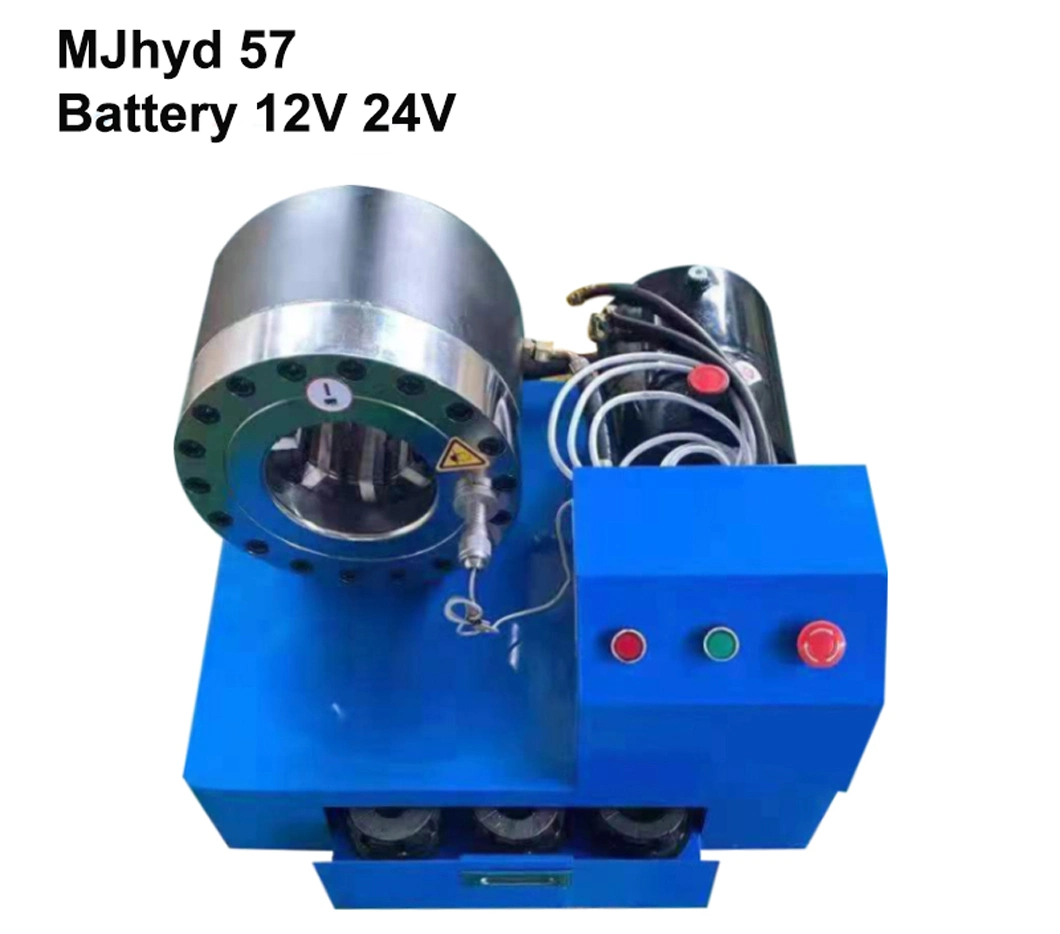 2&prime;&prime; Battery Portable 24V Air Spring Crimping Machine From China 12V Battery Hydraulic Pressing Tool