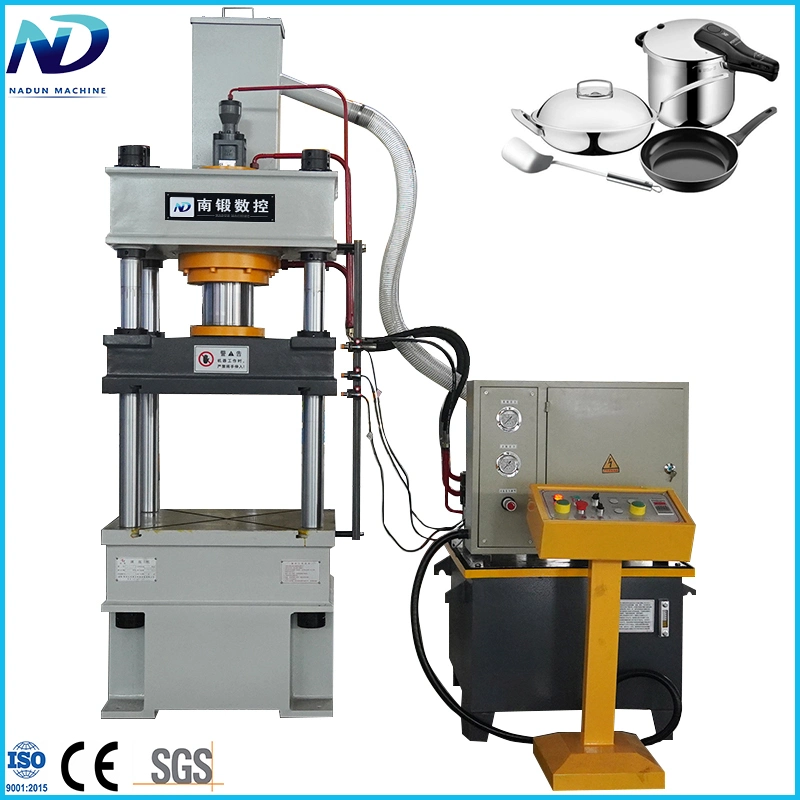 Nadun 300t Hydraulic Press for Composite Materials Forming with Electric Heating Plate