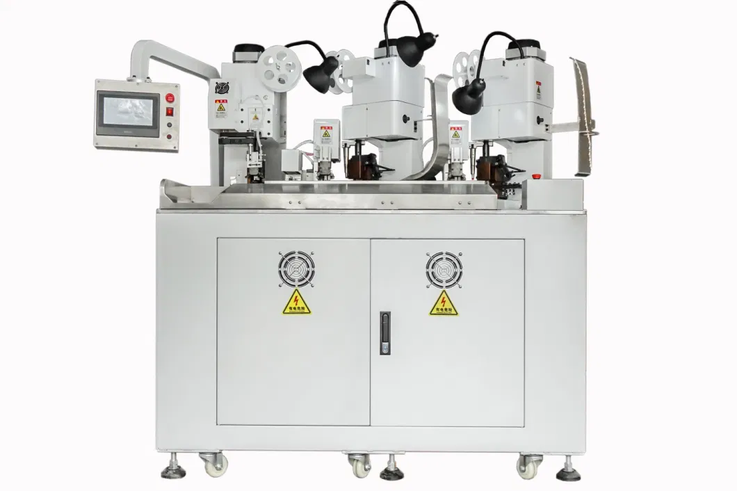 Automatic Three Ends Two Wires Combined Terminal Crimping Machine/Wire Cut Strip Crimper