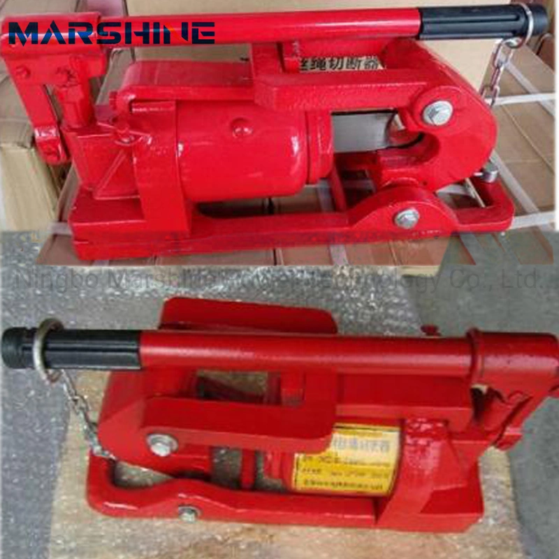 20t Hydraulic Wire Rope Cutter Steel Cable Cutter 0.3L Oil Capacity