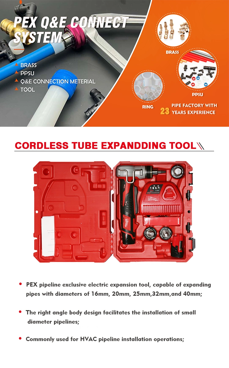 2024 China Plumbing Tools for Pex Pipes Connection with Cheap Price