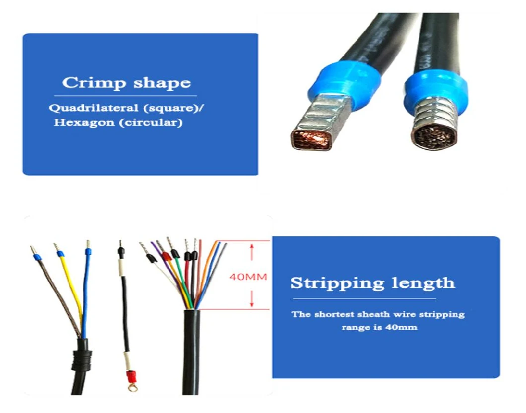 Electric Semi Automatic Cable Terminals Crimp Machine Insulated Ferrule Wire Terminal Strip Crimping Machine Ferrule Crimper Have CE