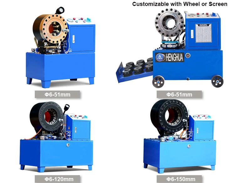 CE New Customizable Free Dies Dx68 Electricity Hydraulic Hose Crimping Machine Pipe Hose Press Tool