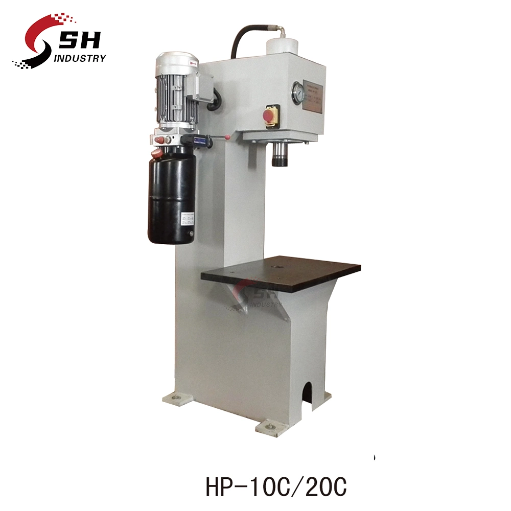 Small Mini Electric C Type Hydraulic Oil Press HP-20c HP-30c HP-50c Single Column Hydraulic Press