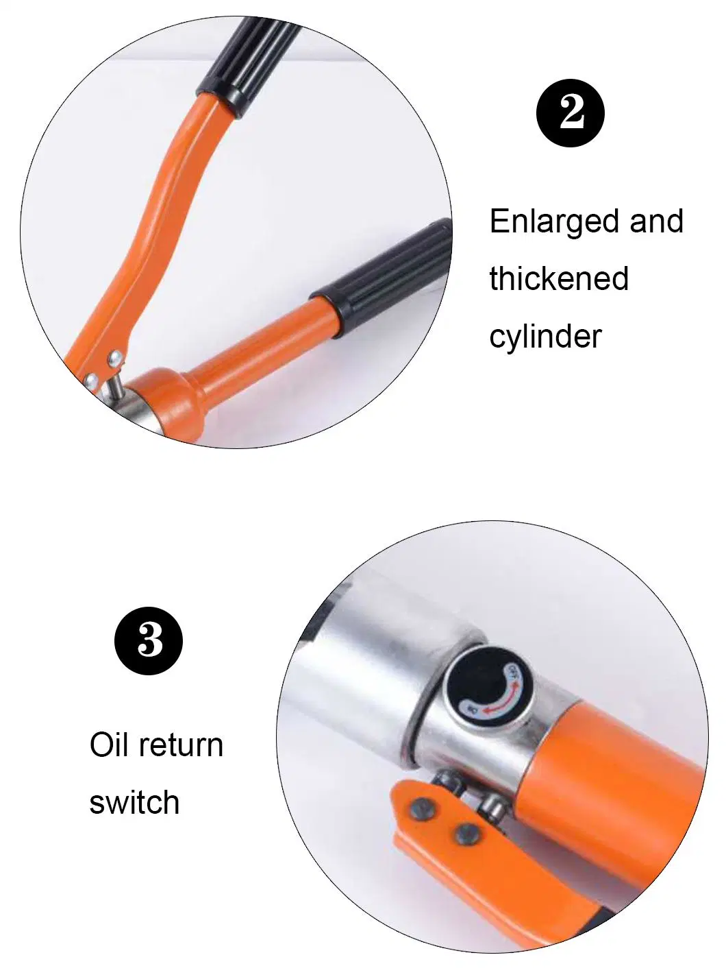 Yqk-240 Copper and Aluminum Terminal Cable Splices Manual Hydraulic Crimping Tool