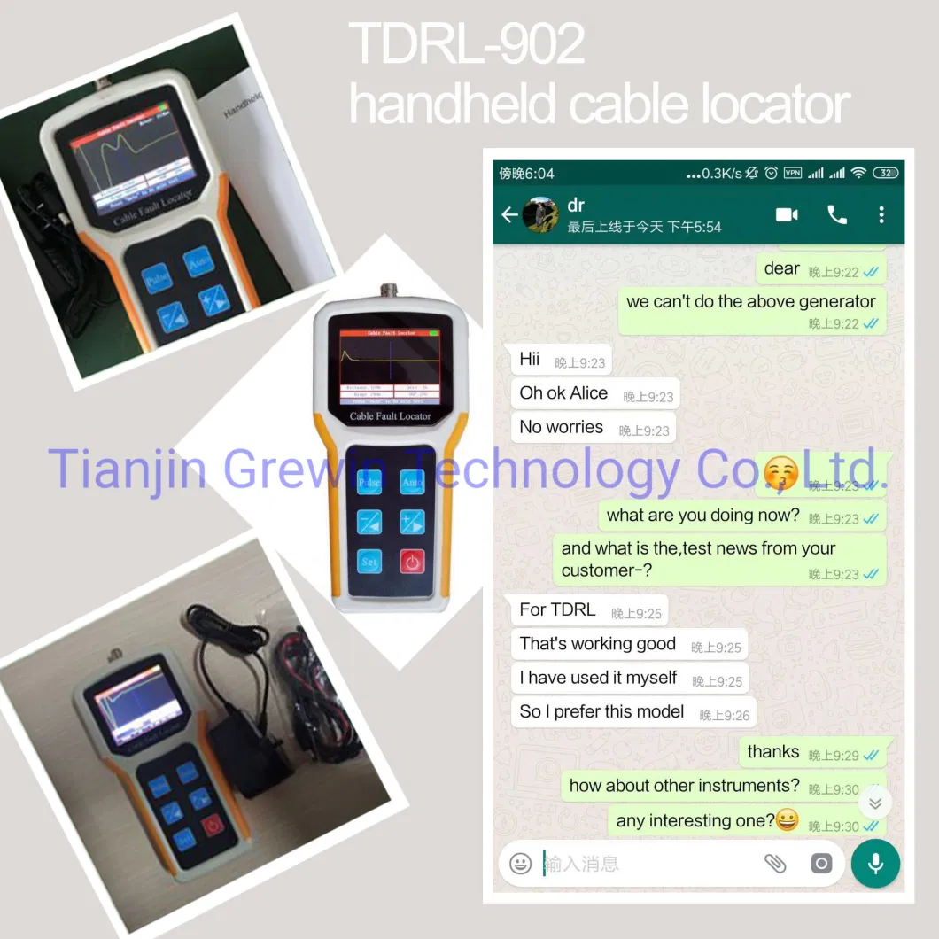 Transmission Line Identification Telecom Cable Fault Locator