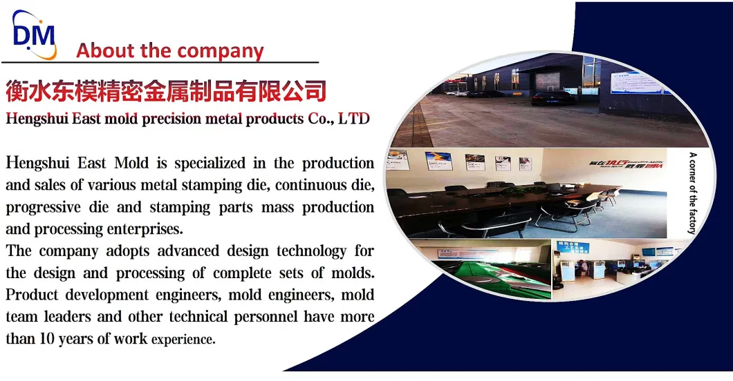 Customized Hydraulic Press Punching Machine Automotive Sheet Metal Continuous Stamping Die