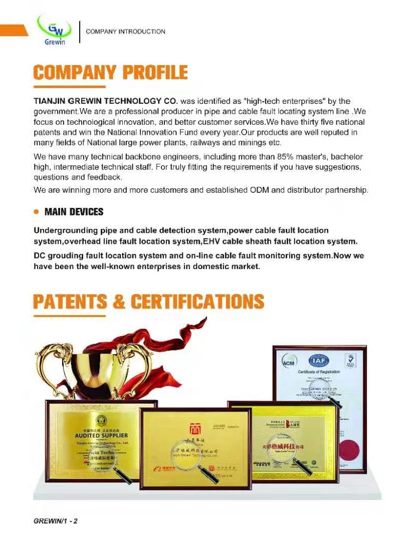 Transmission Line Identification Telecom Cable Fault Locator