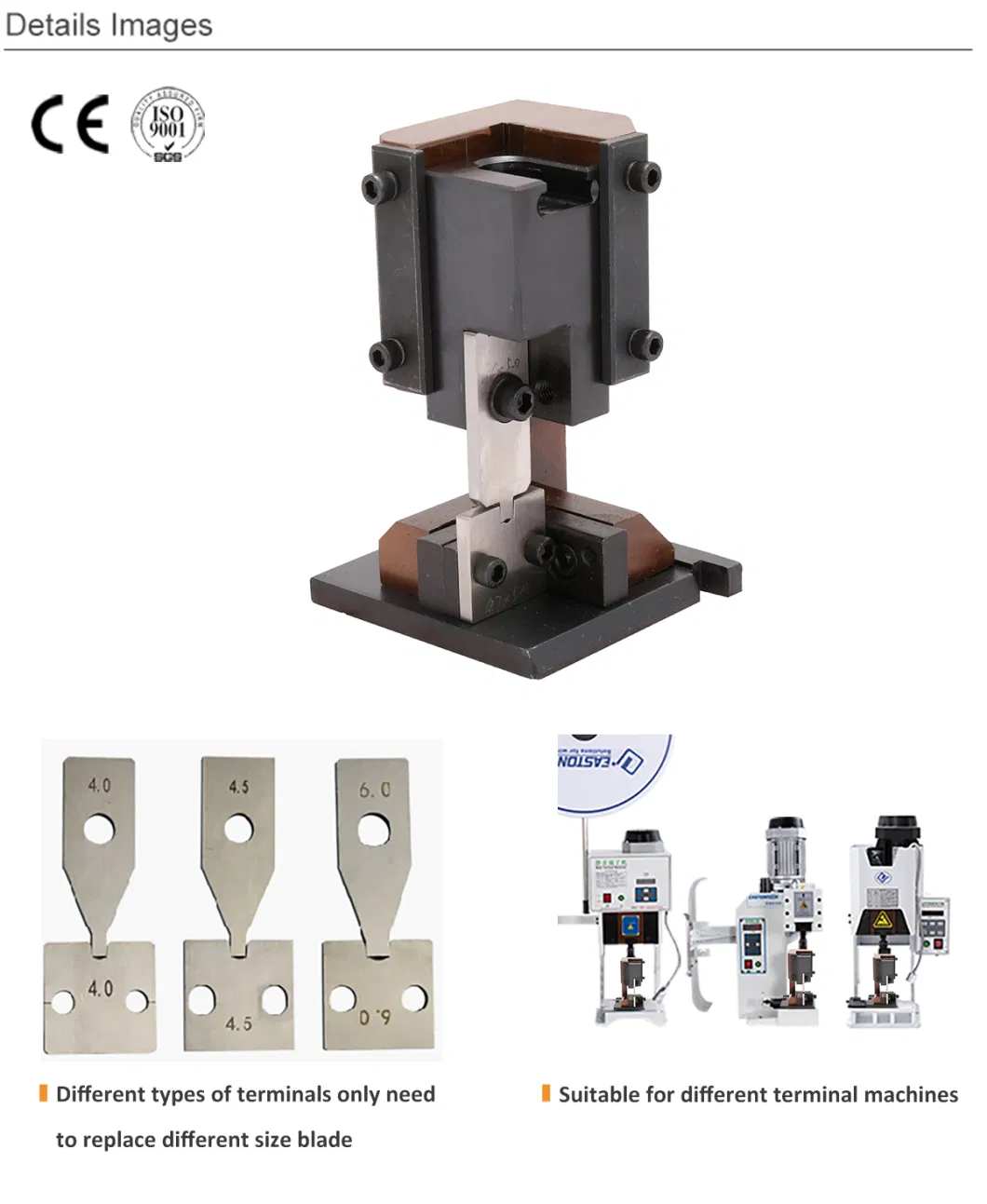 Wire Terminal Crimping Applicator Factory Manufacturer Otp Crimper Mould Die