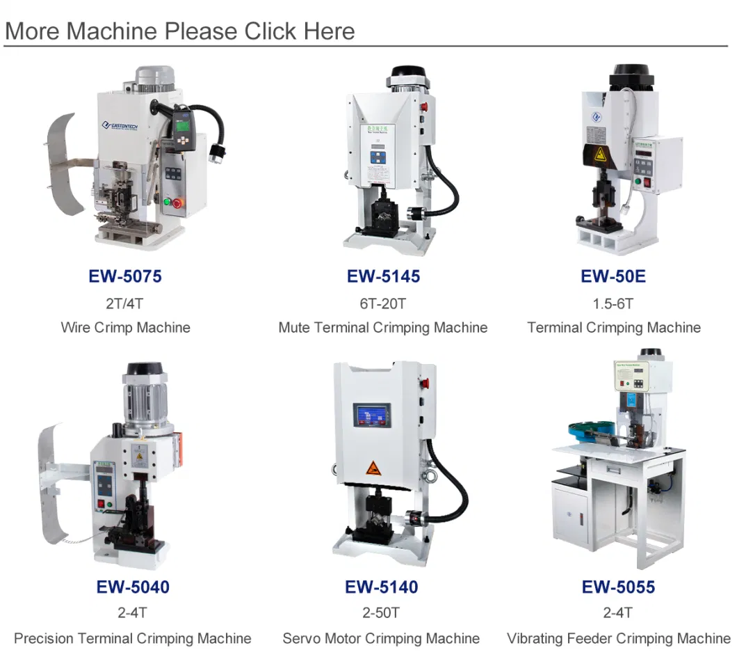 Eastontech Semi Automatic Hexagon Electric Cable Lugs Manufacturing Machines Terminal Crimping Machine Crimper Machine