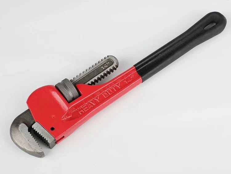 Superior Quality and Long Durability Carbon Steel 350 mm Rigid Type Pipe Wrench Plumbing Tools