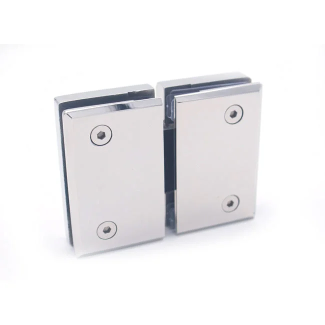 180 Degree Glass to Glass Hydraulic Soft-Closing Shower Hinge Glass Clamp High Strength