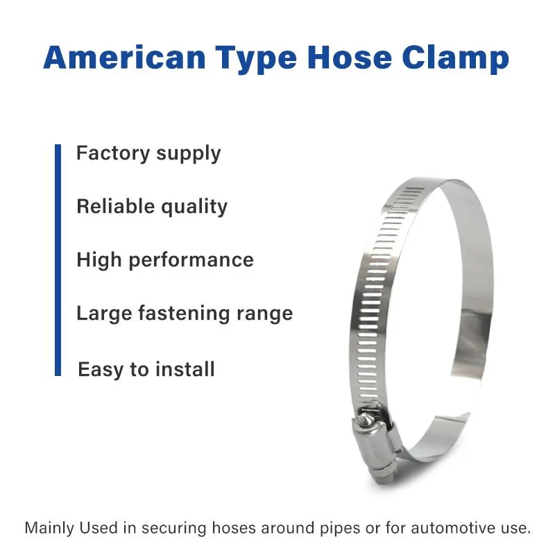 China Factory Price Hydraulic Heavy Duty Pipe Hot Hose Clip Hose Clamp