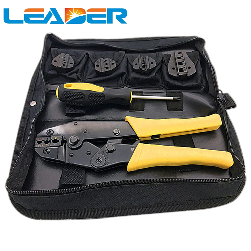 Multifunctional Wire Crimping Pliers Engineering Ratchet Terminal Crimping Plier Electrical Hand Tool with Screw Tools Kit Set