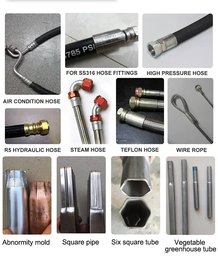 Dies Cabinet 1/4-2 Inch Hydraulic Press Crimping Machine Pipe Hose Crimper Tool