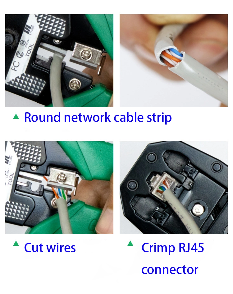 3 in 1 Networking Wire Stripping Network Tool Modualr RJ45 Crimper Tool