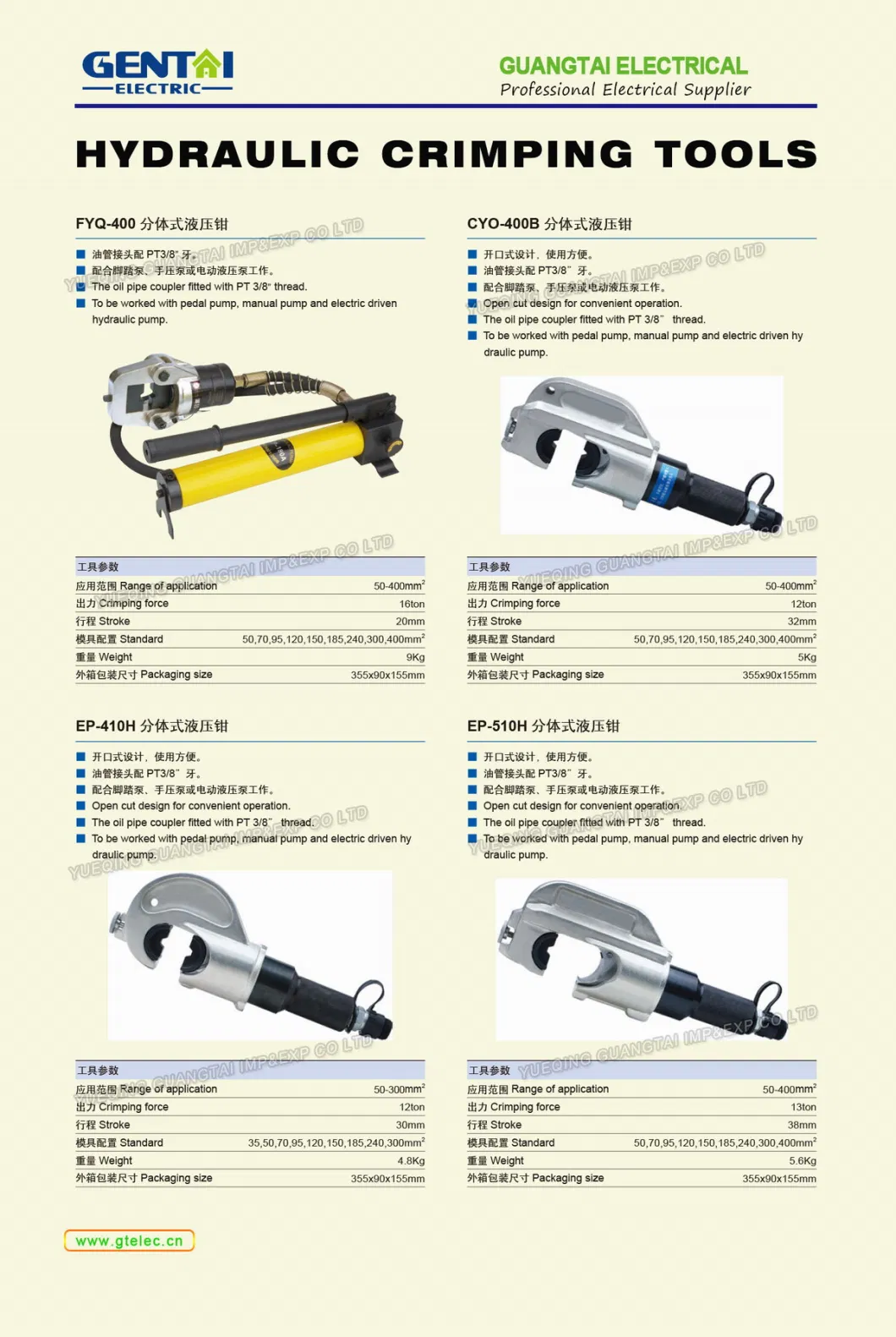 (CC-50B) Hydraulic Cable Cutter (Cutting Head)