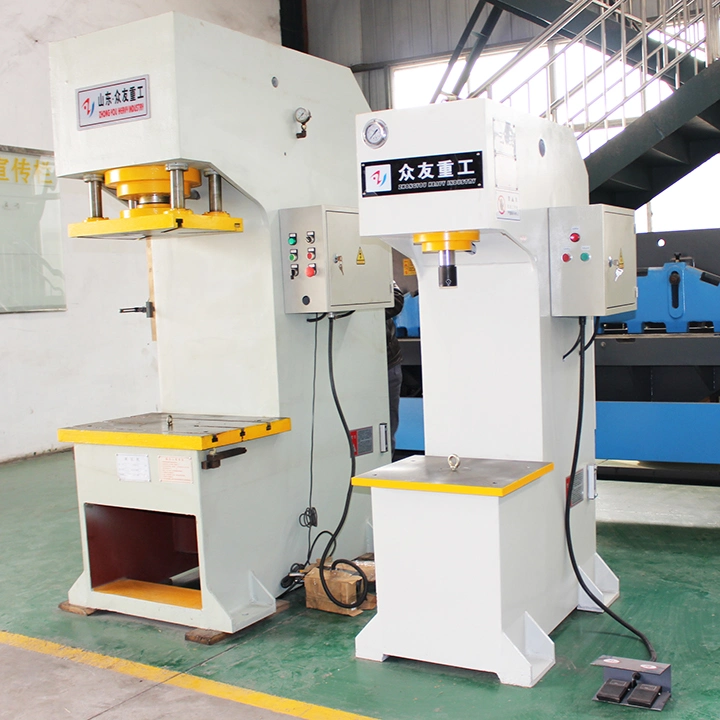 Zhongyou 20ton/40ton/63ton Workshop C Frame/C Type/Single Column/Single Arm Hydraulic Press for Bearing/Straightening/Metal Punching