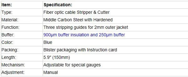 Original Germany Brand Optic Fiber Cable Cutter Cutting Tool