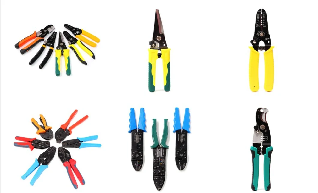 European Style 8&prime;&prime;ratchet Crimping Plier for PV Solar Cable