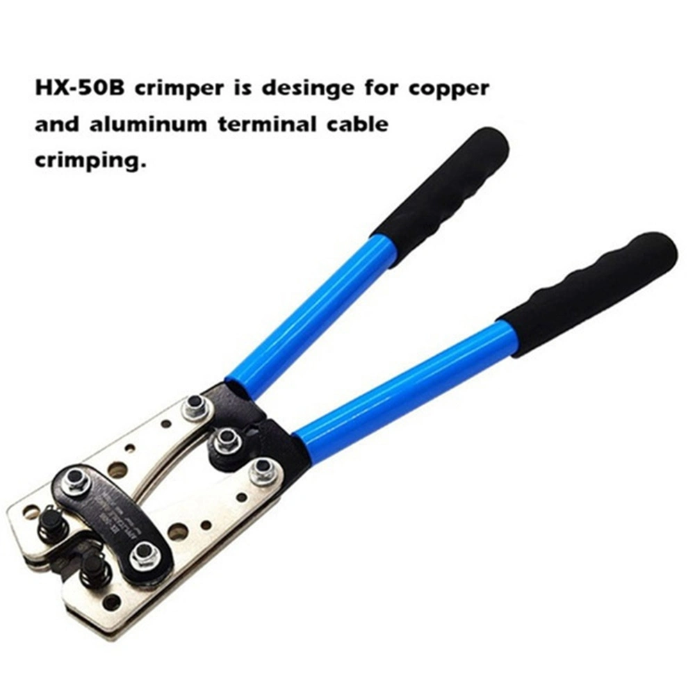 Hx-50b 1PCS Portable Cable Crimping Tool Professional Terminals Crimper Plier Handle Cutter Tools