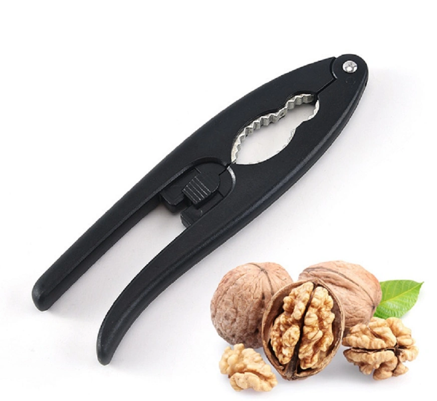 Portable Nutcrackers Heavy Duty Walnut Hazelnut Chestnut Pecan Crab Lobster Pliers Opener Tool with Non-Slip Handle and Lock Buckle Design Wbb16427