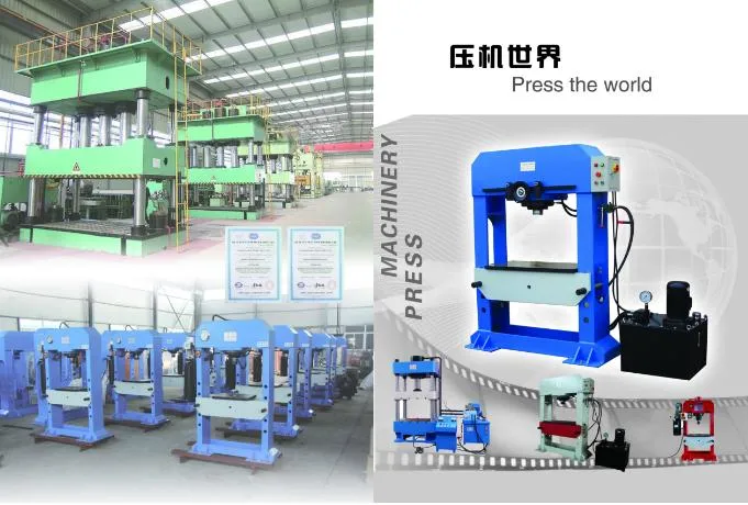 Hydraulic Press Capacity 20ton-300ton with Adjustable Worktable and Moveable Cylinder (horizontal side shifting &amp; vertical adjustment) H Frame