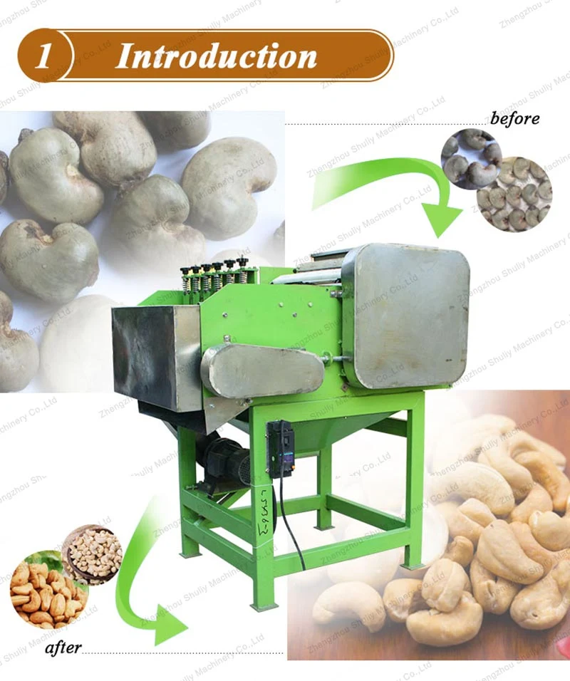 Factory Price Cashew Nut Processing Shelling Shell-Kernel Separator Machine