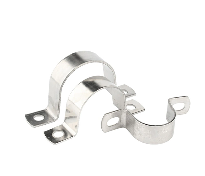 Stainless Pipe Clamps Hydraulic Tube Hold Hoop Galvanized Steel Clamp