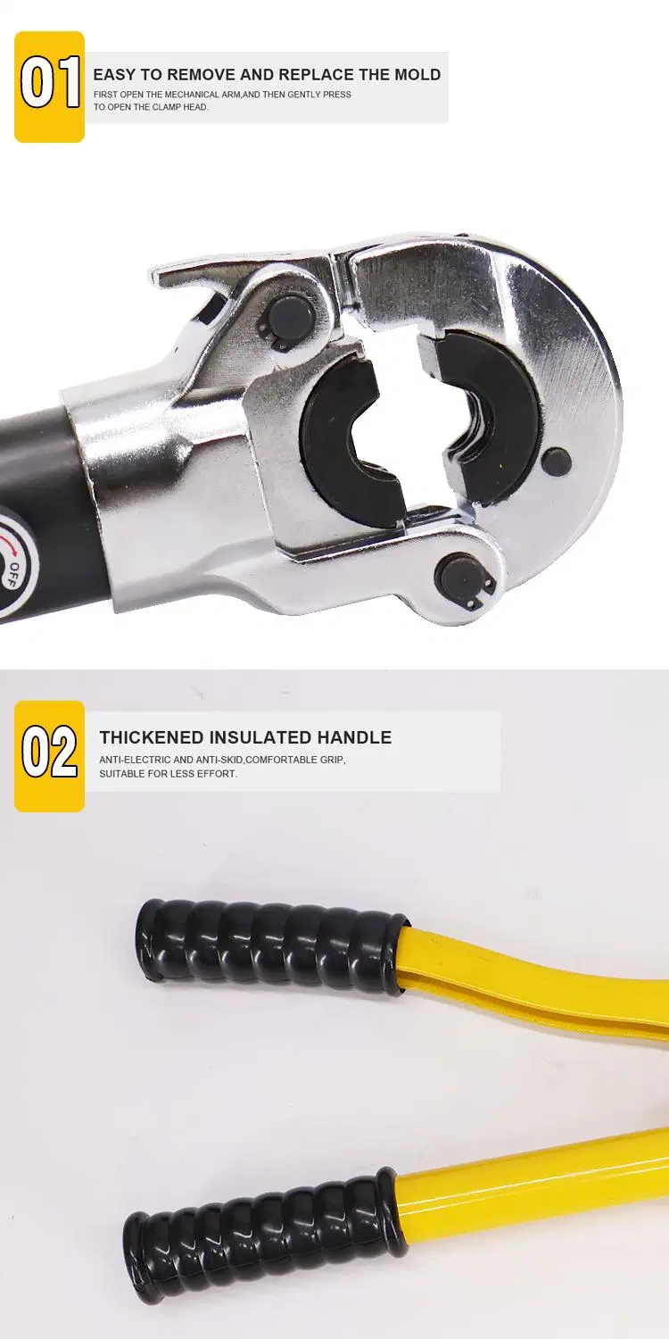 Cw-1632 Hydraulic Hand Pex Pipe Tube Crimping Tool
