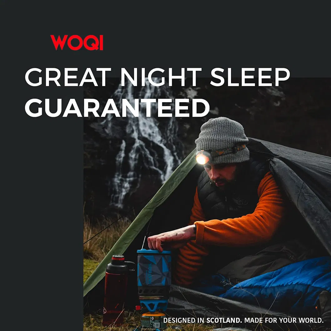 High Quality Lightweight Compact Cotton Outdoor Waterproof, Windproof and Warm Winter Camping Mummy Sleeping Bag