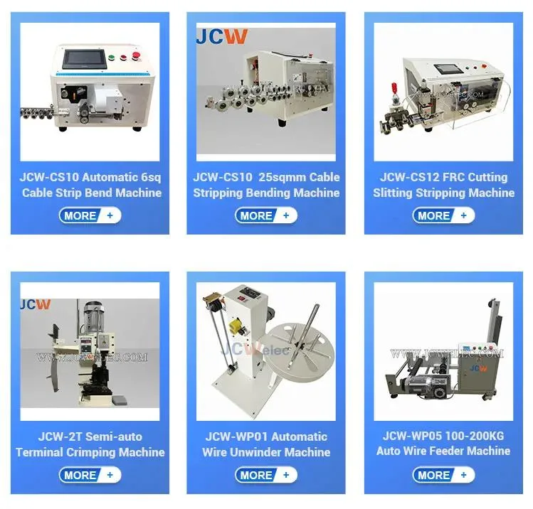 Jcw-2tp Versatile Multiconductor/Multicore Core Wire/Outer Sheathed Cable Stripping/Stripping/Stripper Side/End-Feed Applicator Terminal Crimp/Crimping Machine