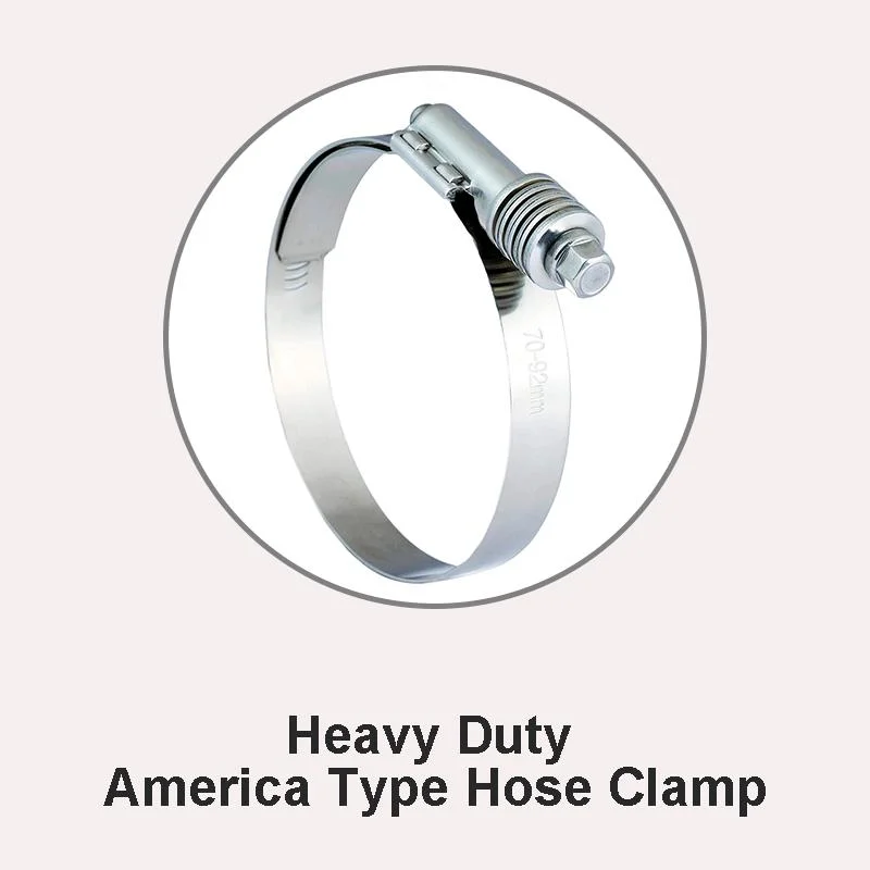 Factory Customized Single Ear Step Less Hydraulic Hose Clamp for Water Pipe