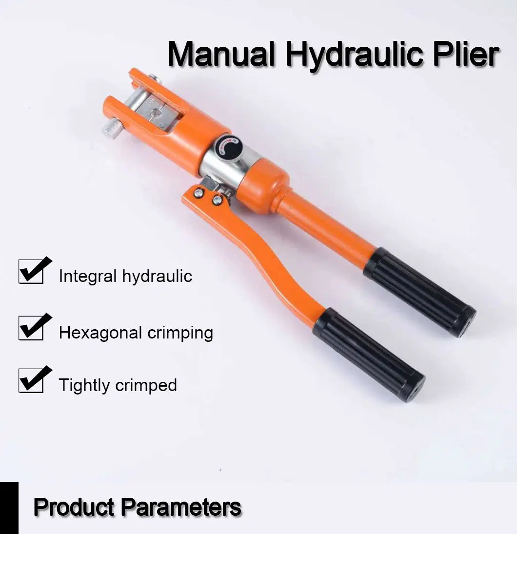 Yqk-240 Copper and Aluminum Terminal Cable Splices Manual Hydraulic Crimping Tool