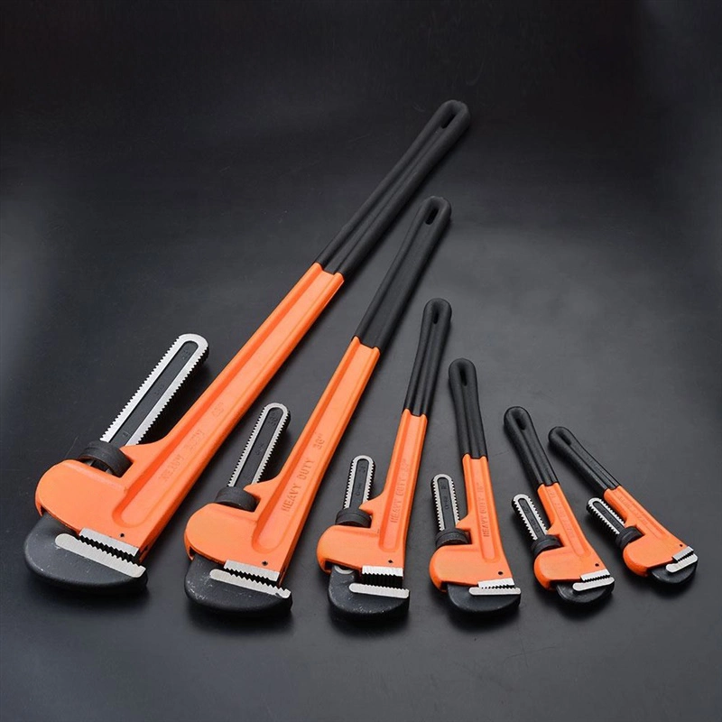 10&prime;&prime;- 48&quot; Heavy Duty Pipe Wrench Fast Pipe Wrench Pipe Clamp Plumbing Manual Tools Anti-Rust Anti-Corrosion