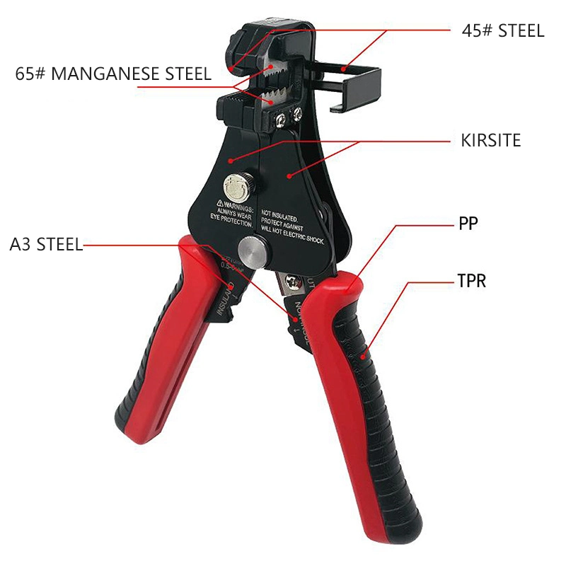 Factory Direct Supply Stripping and Crimping Tool Automatic Wire Stripping 7 Inches Cutting Plier