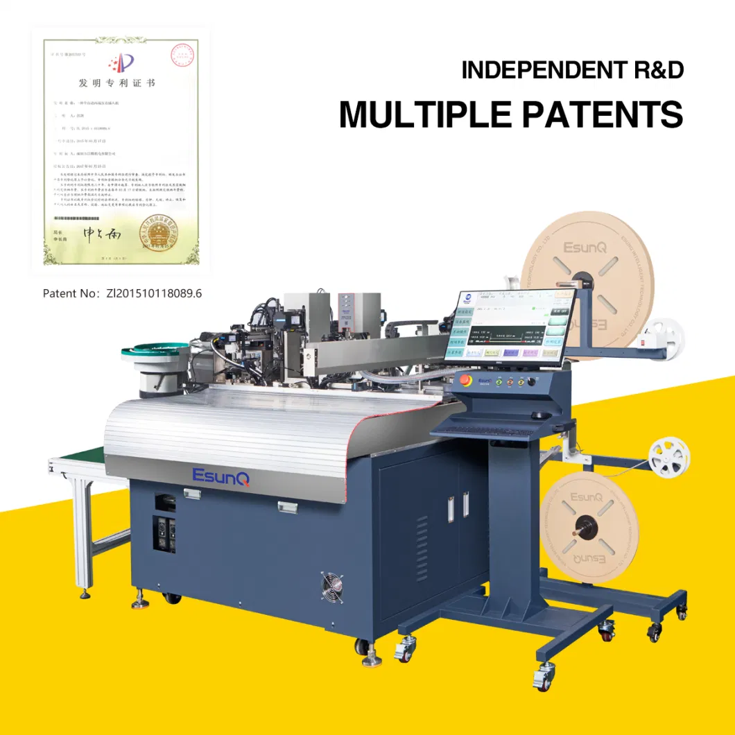 Full Featured Wire Stripping and Terminal Crimping Insertion Machine
