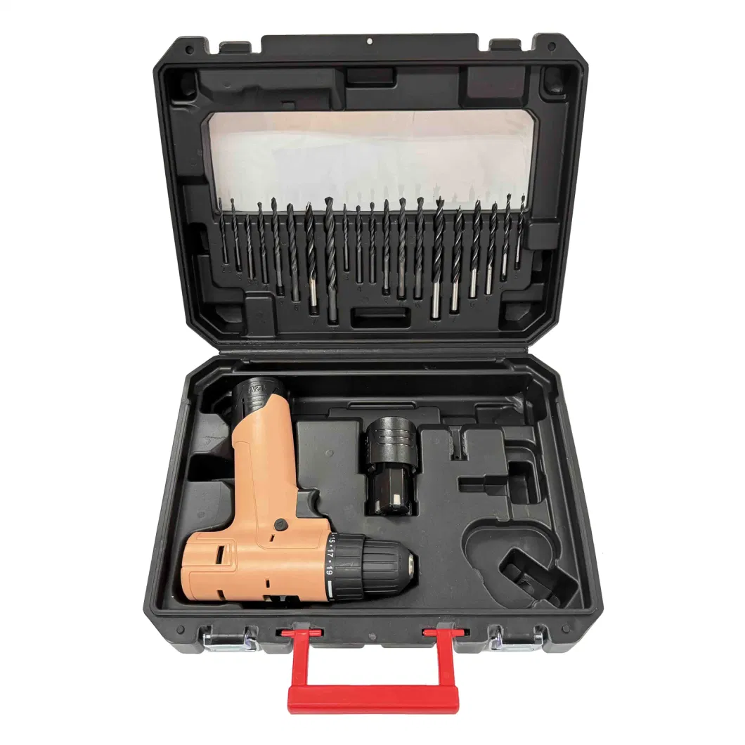 Cordless Drill Screwdriver Set Electric Power Tool Box Set Hand Drilling Machine Krain Lithium Drill Set Box Tool