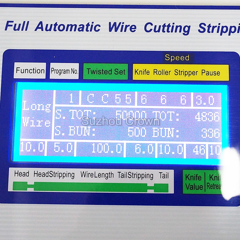 Double Batteries Cable Wire Cutting and Stripping Machine Model Wl-Bsdb