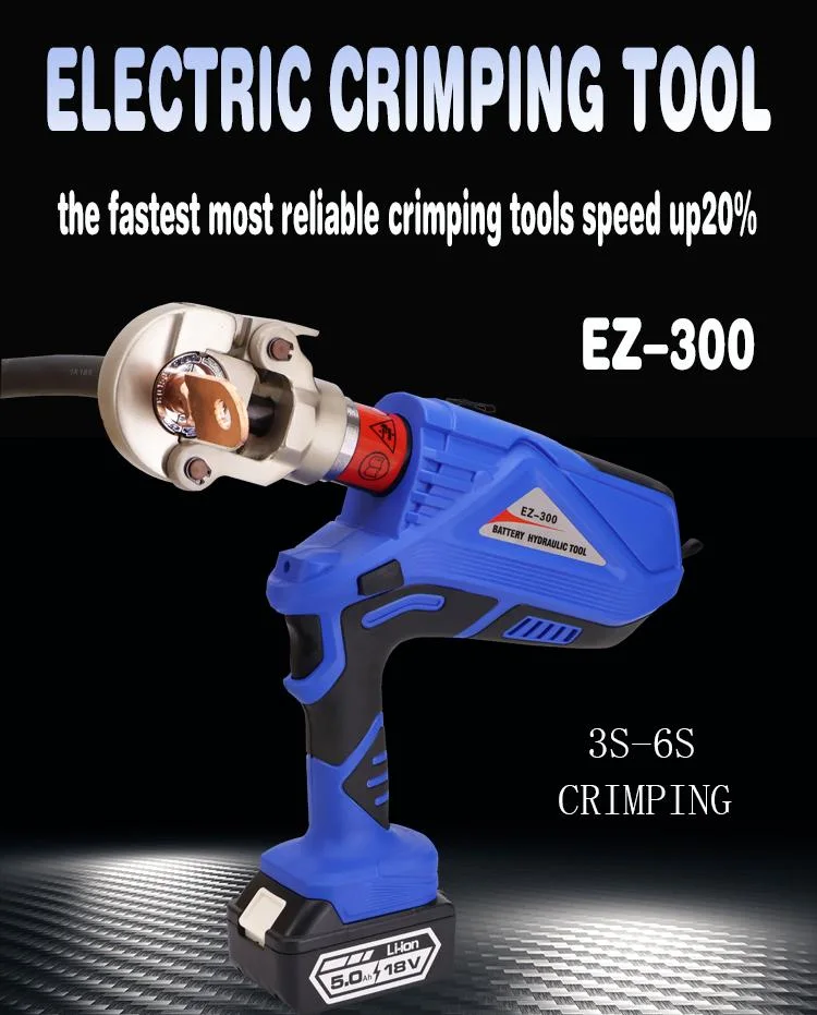 Ez-300 Battery Hydraulic Crimping Tool Electric Crimping Pliers