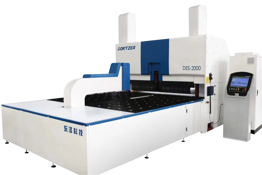 Hydraulic Stainless Steel, Carbon Steel Panel Plate CNC Turret Press Punching Machine Tools for Screen Mesh Hole, Metal Coil