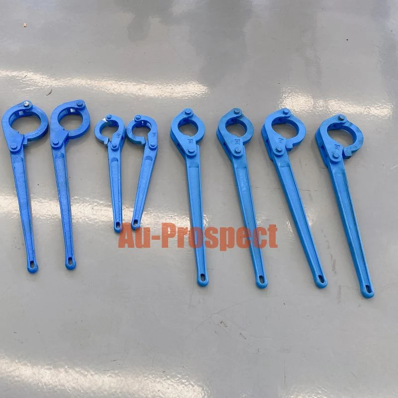 Made in China Wrench 56 70 73 85 90 92 Drilling Rod/Pipe Wrench Crimping Drill Tools