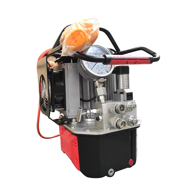 Electric Three Stage Flow 70-700 Bar Pressure Control with 100 Gauge Hydraulic Pump